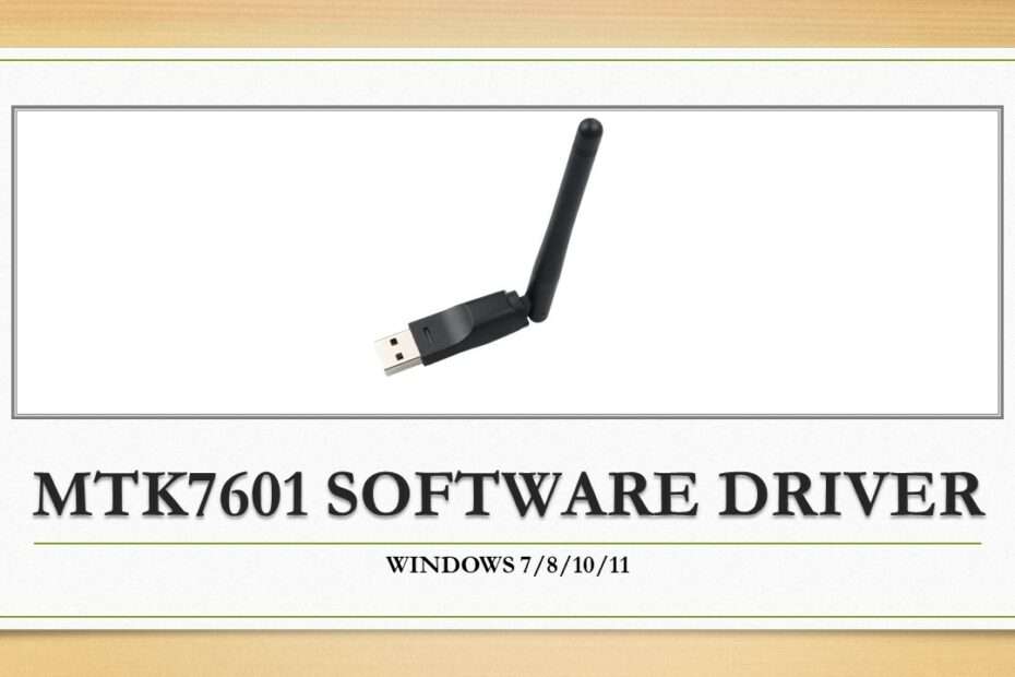 MTK7601 Driver for Windows 7/8/10/11 - WareData